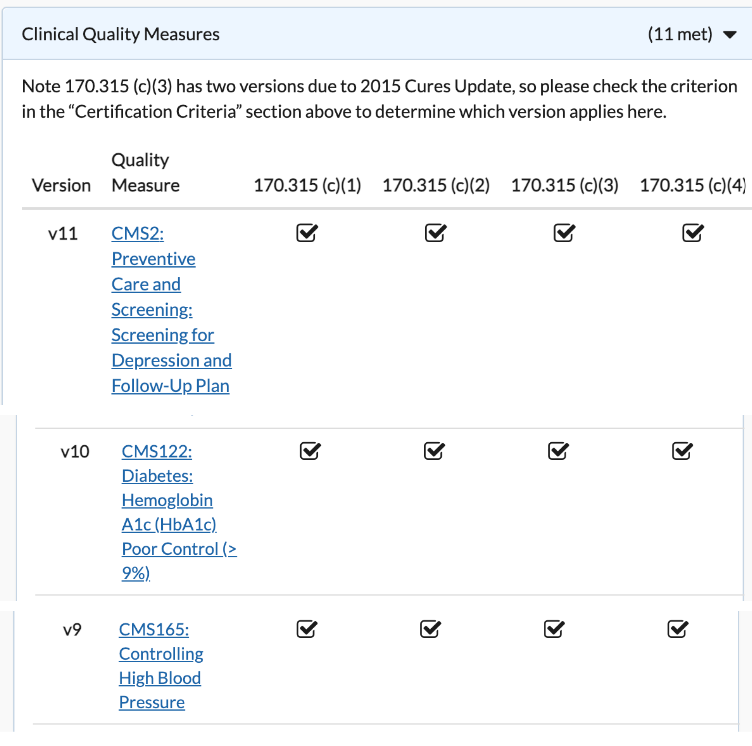 Quality Reporting for the APM Performance Pathway APP